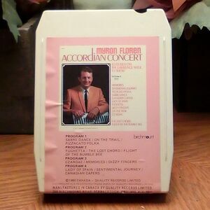 ​MYRON FLOREN ACCORDIAN CONCERT 8-TRACK TAPE BIRCHMOUNT LAWRENCE WELK SHOW POLKA